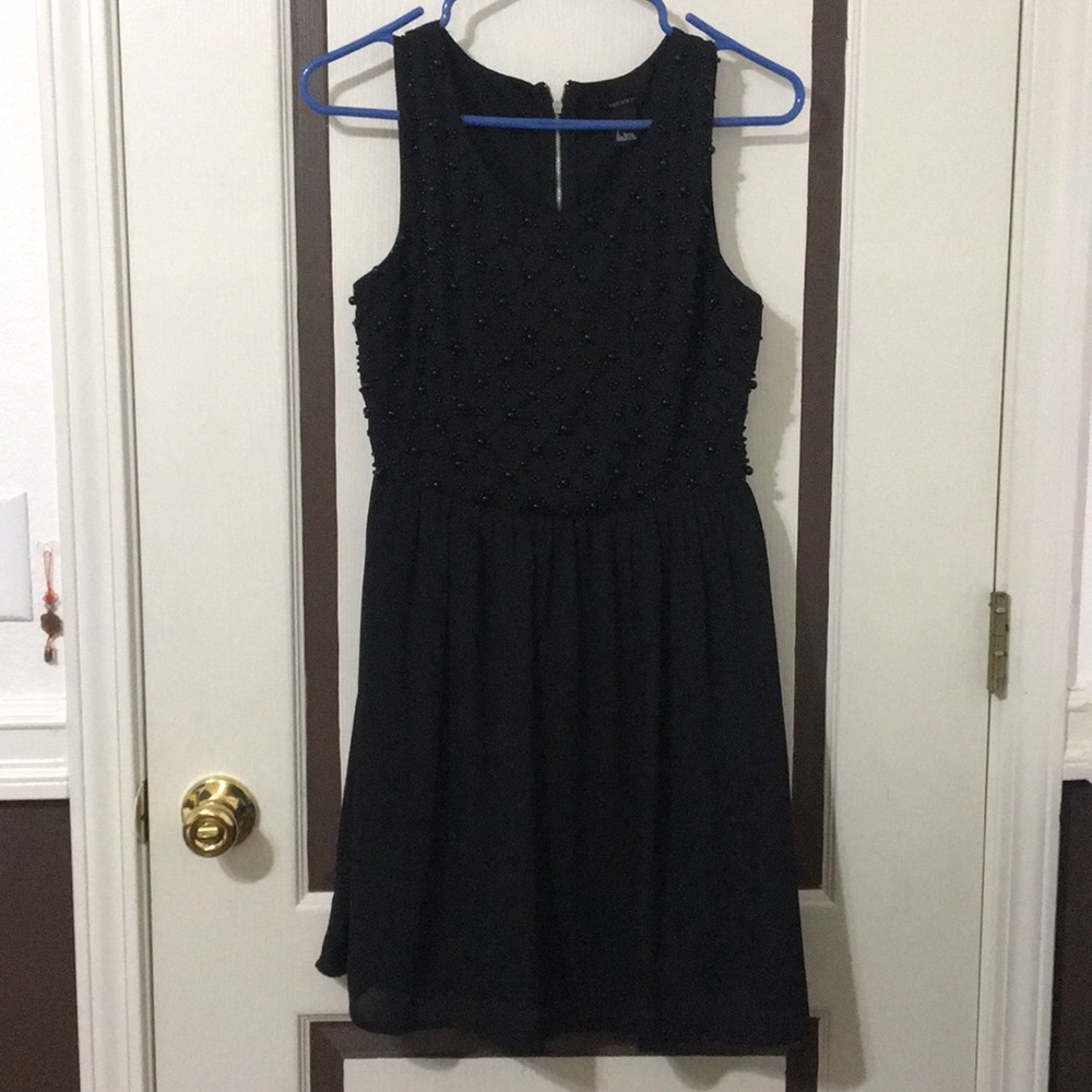 Black beaded dress
